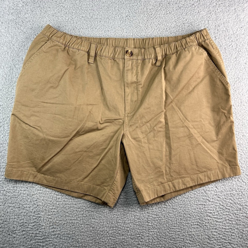 Men's Chubbies The Staples Original Stretch Khaki Shorts 7"‎ Size XXL Dark Khaki